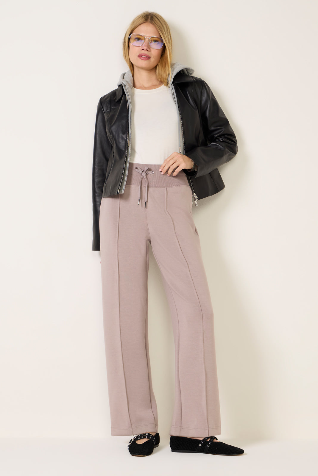 Pantalón de mujer de corte recto