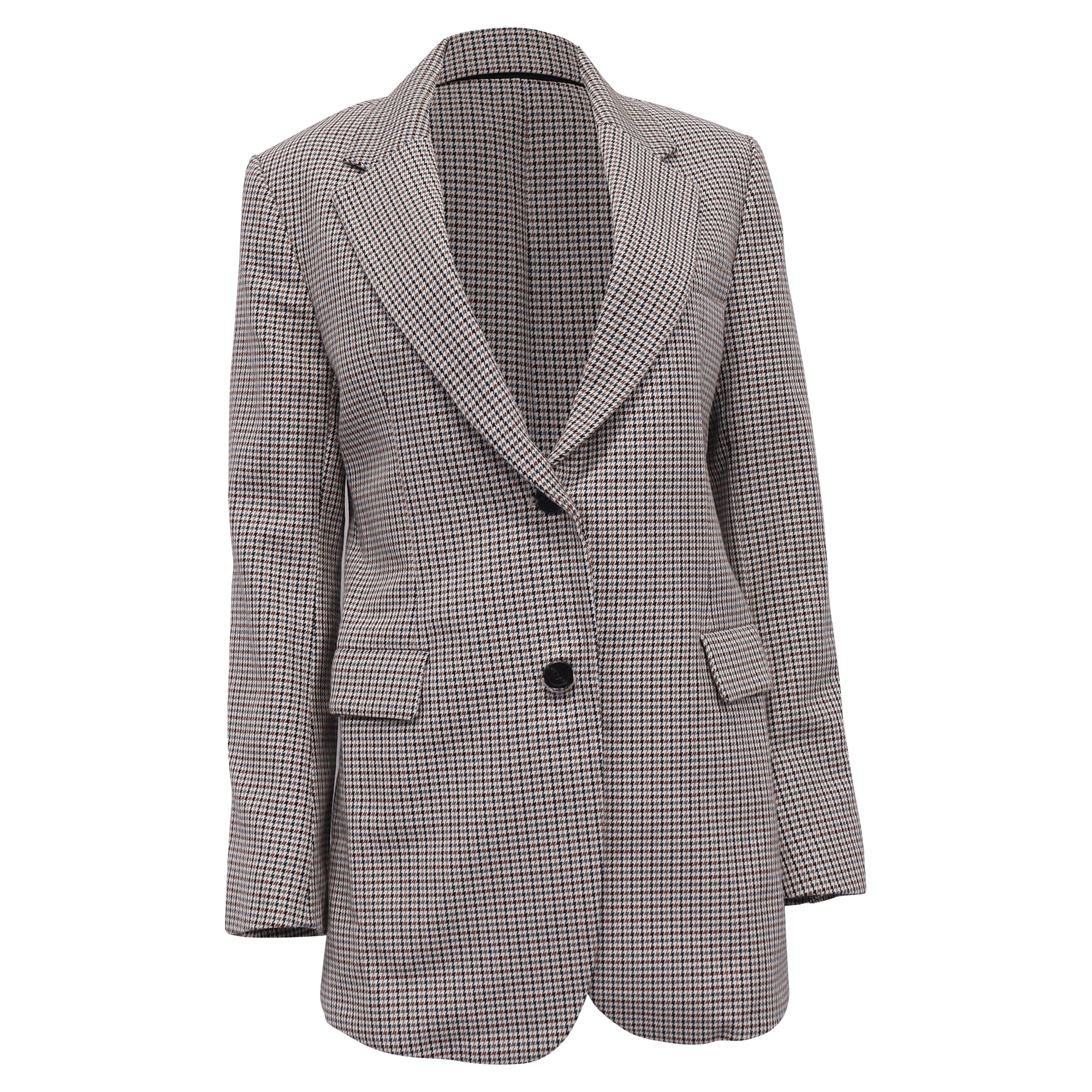 Blazer de algodón multicolor