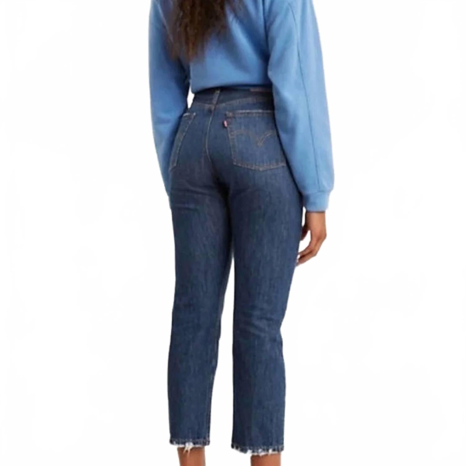 Jean color azul