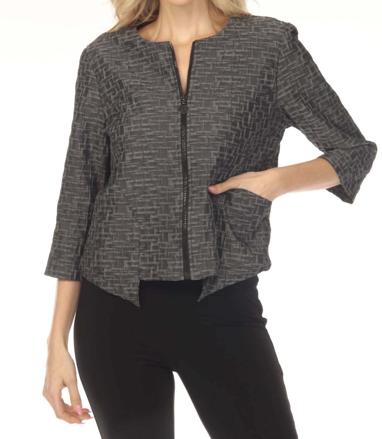 Chaqueta color gris