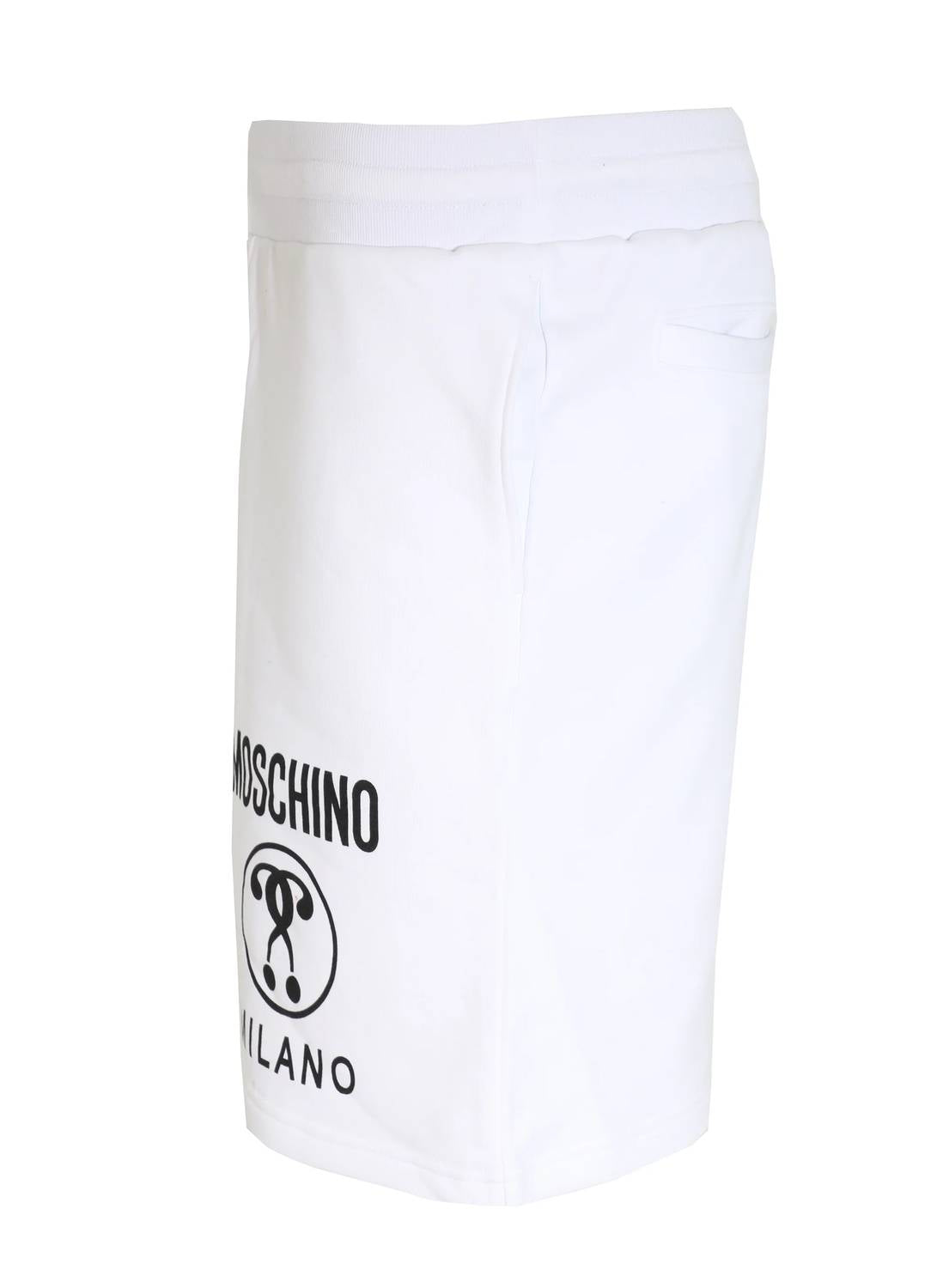 Short de hombre de algodón color blanco