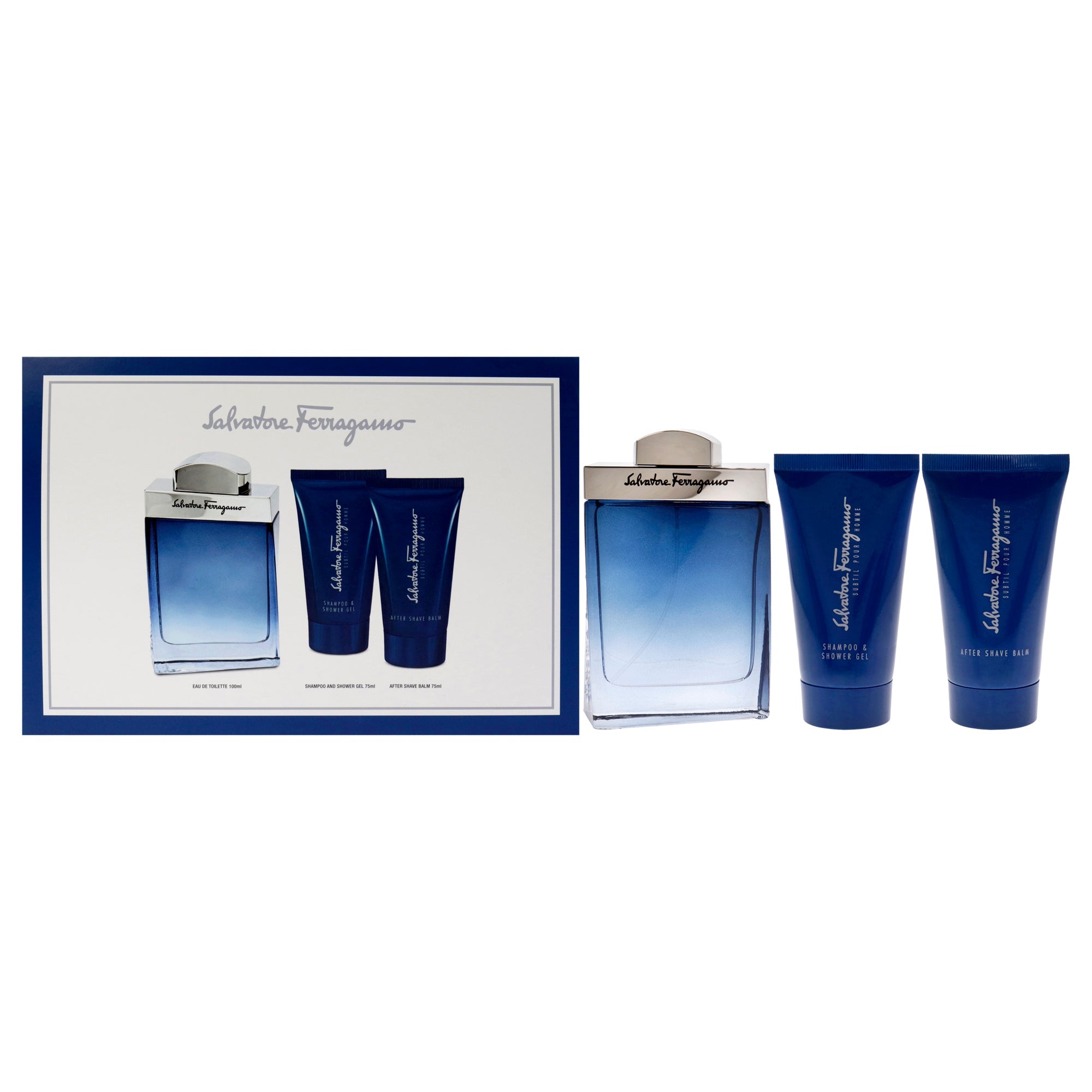 Gel de baño de hombre (3 unidades) 3,4 oz + 2,5 oz