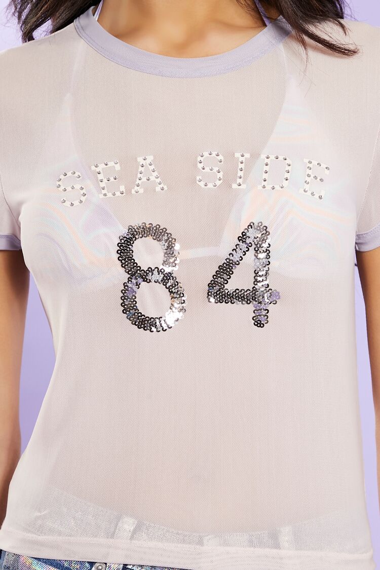 Camiseta con lentejuelas