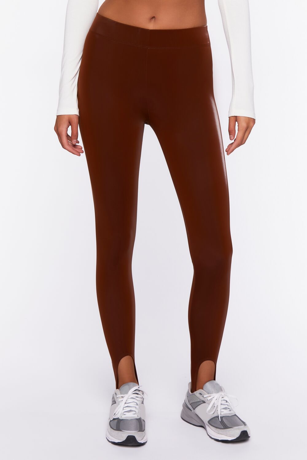Leggings de efecto cuero