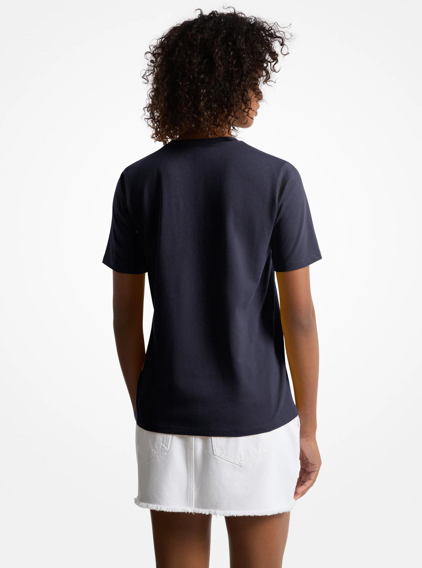 Camiseta de algodón con lentejuelas
