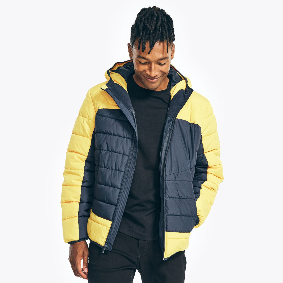 Chaqueta acolchada de hombre