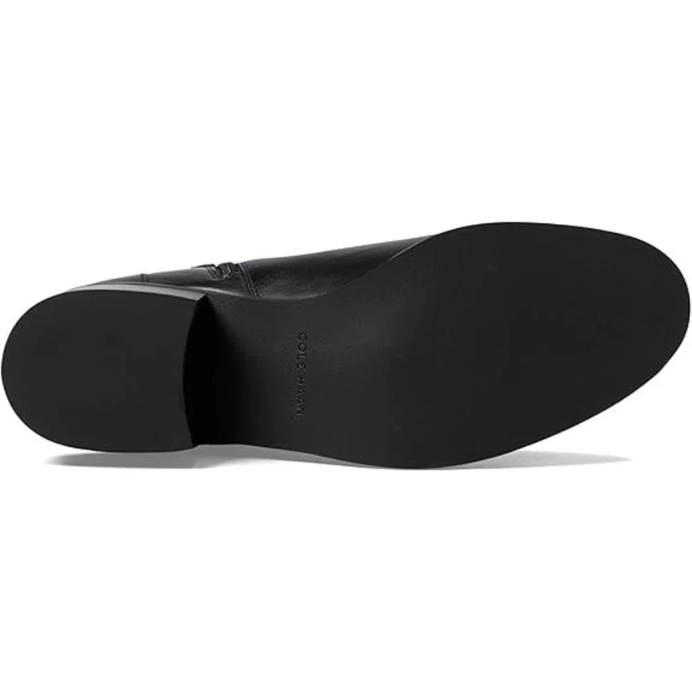 Botines de mujer de cuero color negro