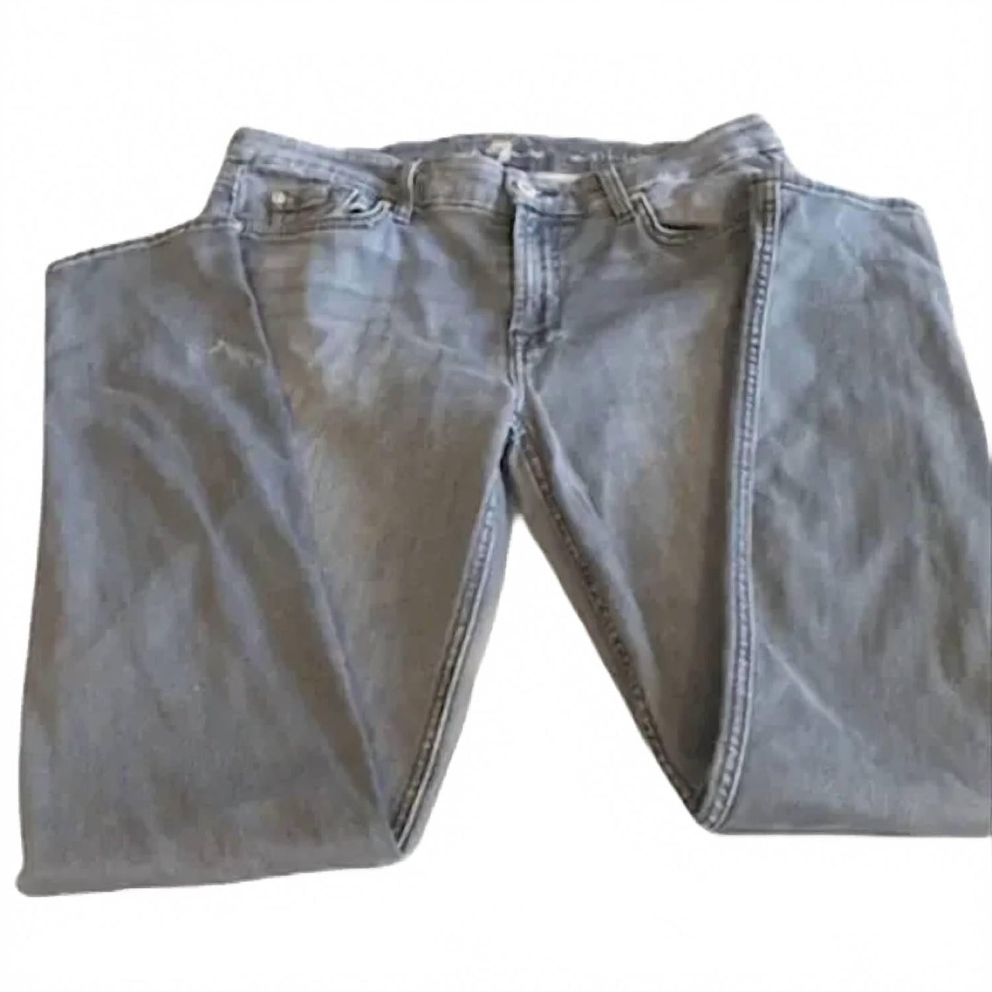 Jean de corte ajustado color gris