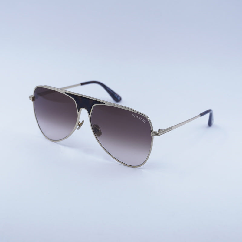Gafas color oro rosa y café