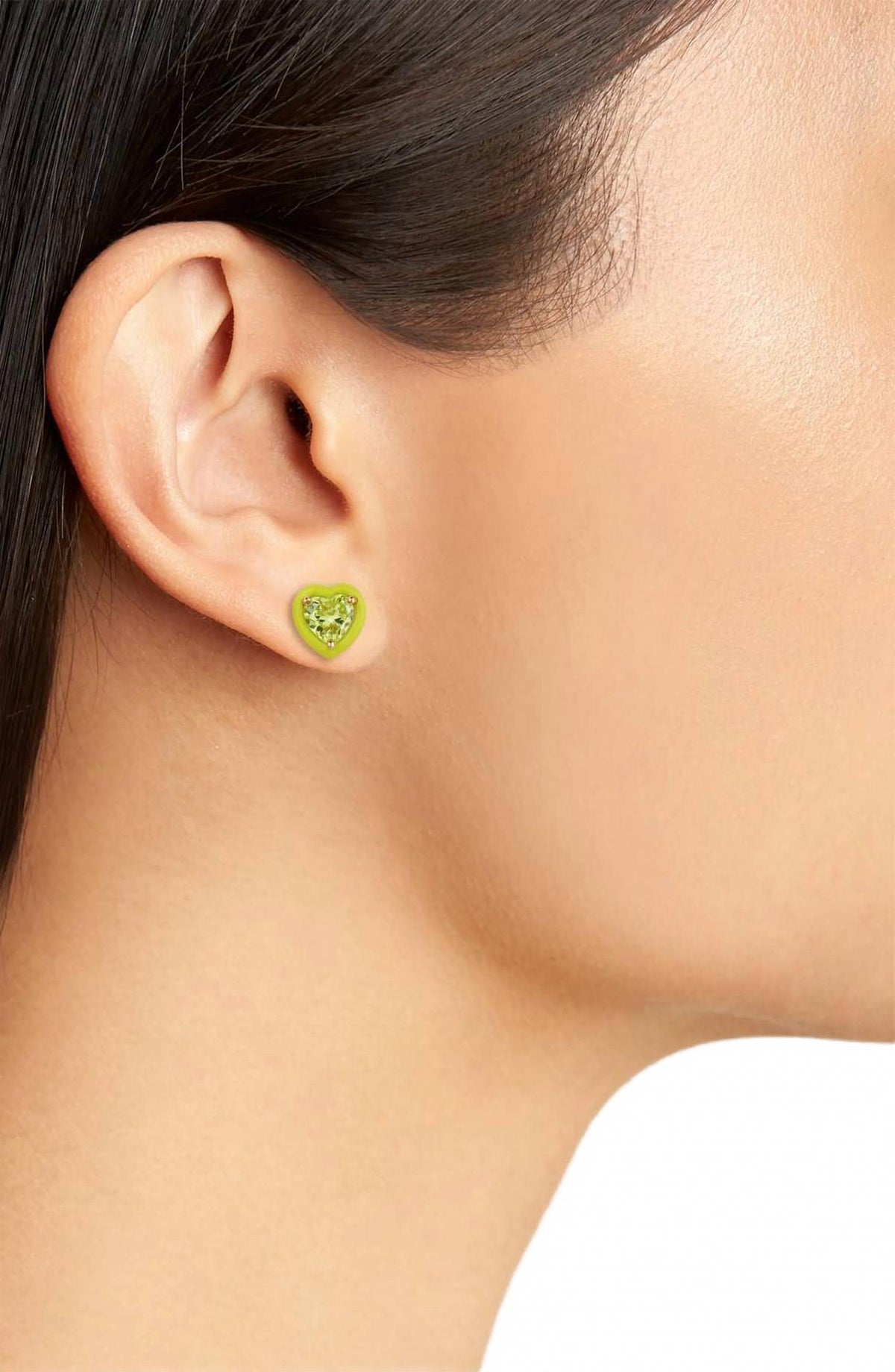 Aretes color verde