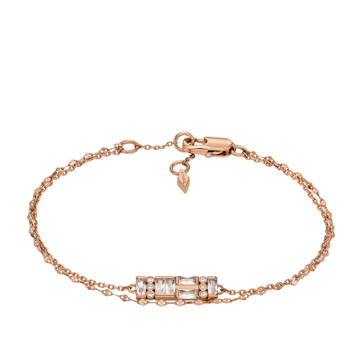 Pulsera de mujer color oro rosa