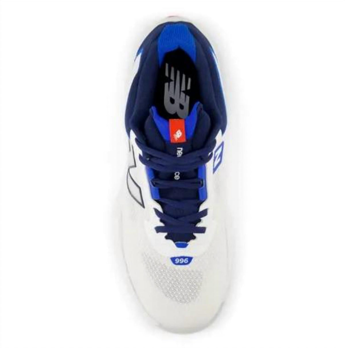 Zapatos de hombre color blanco y azul
