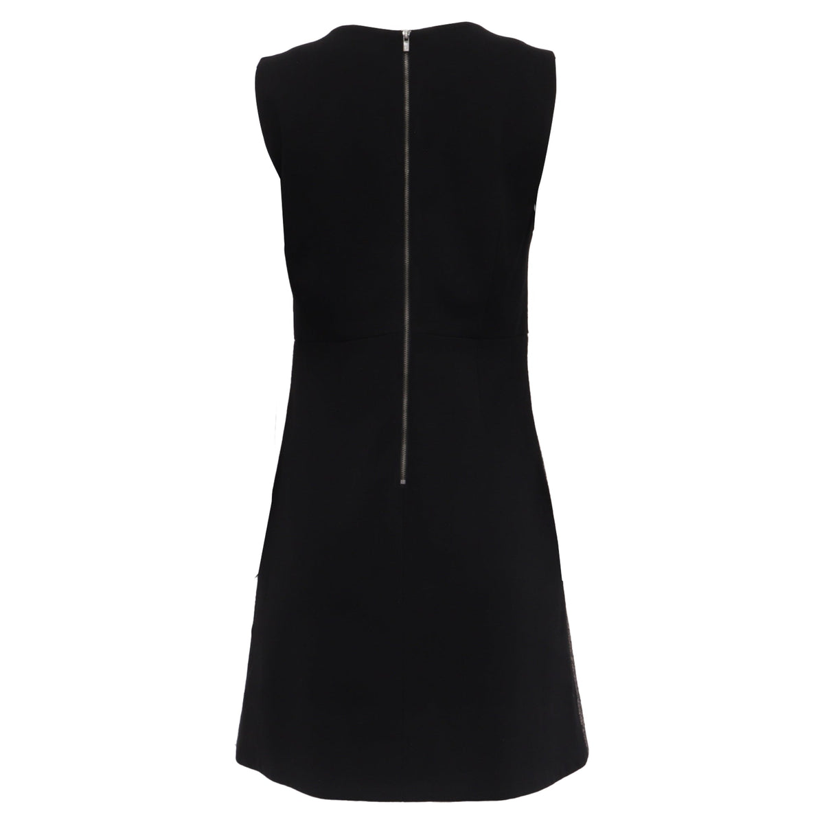 Vestido corto color plateado