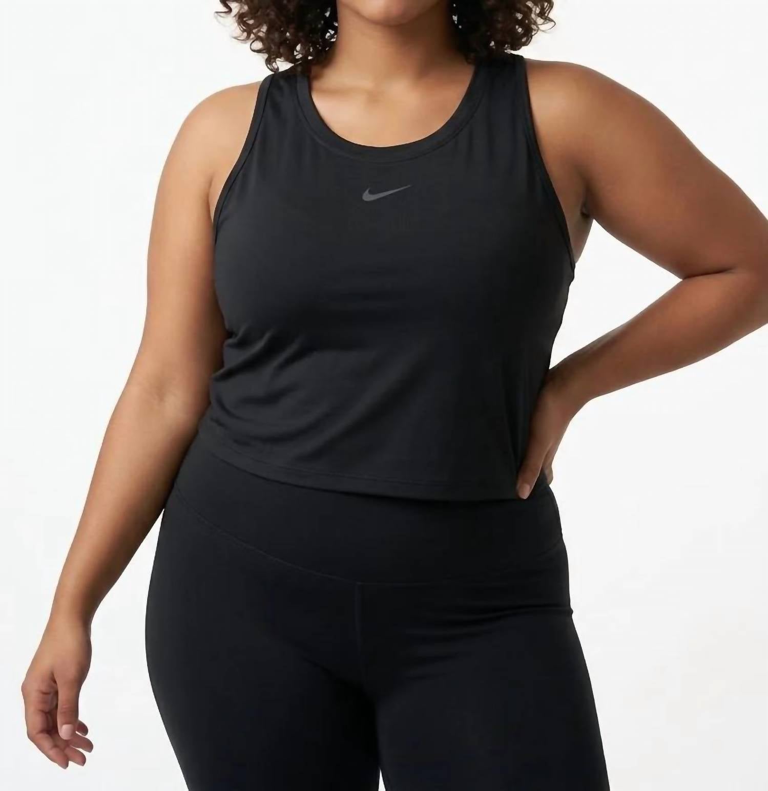 Camiseta sin mangas de mujer color negro