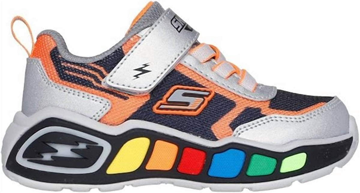 Tenis para niño color negro y plateado