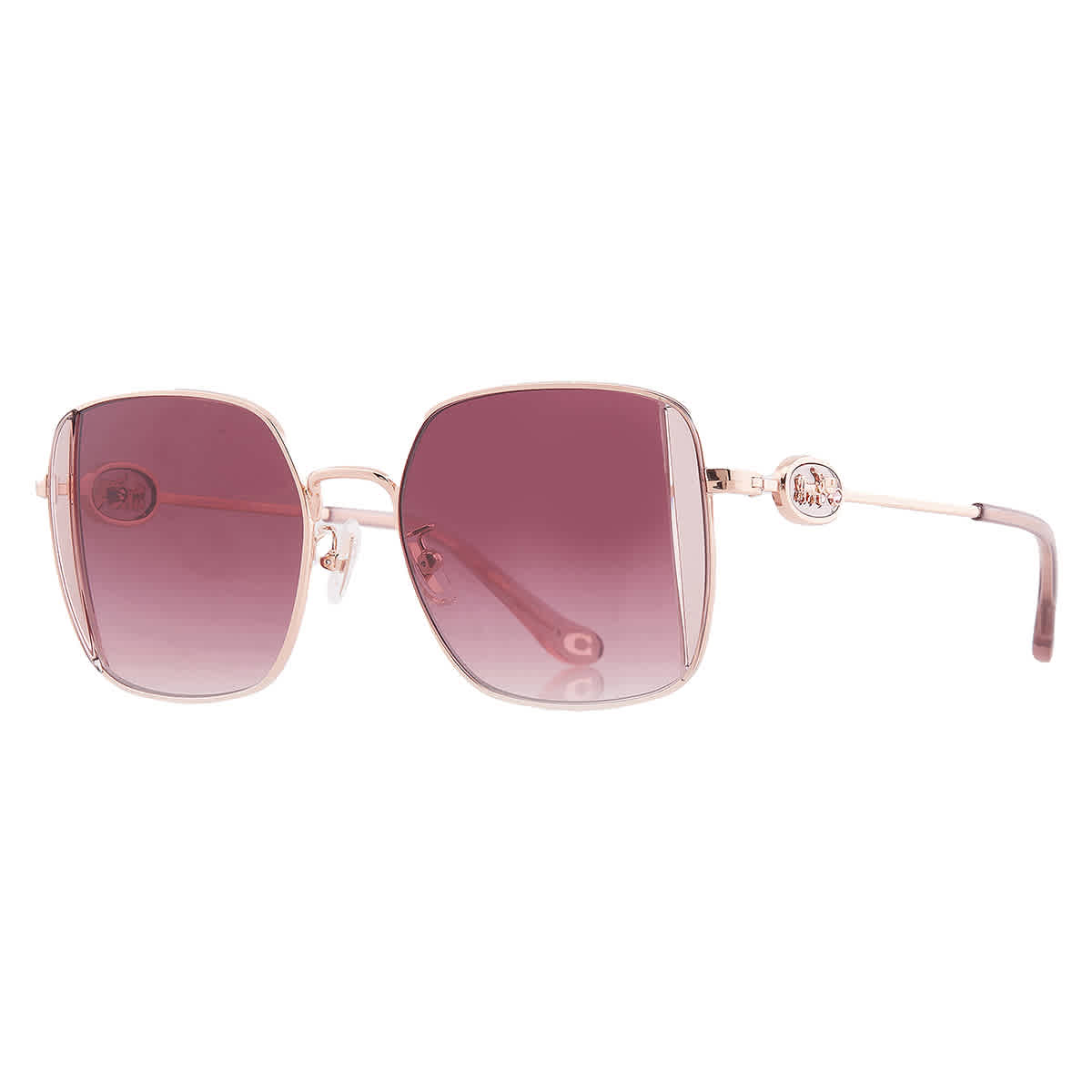 Gafas de sol de mujer de montura cuadrada color rojo