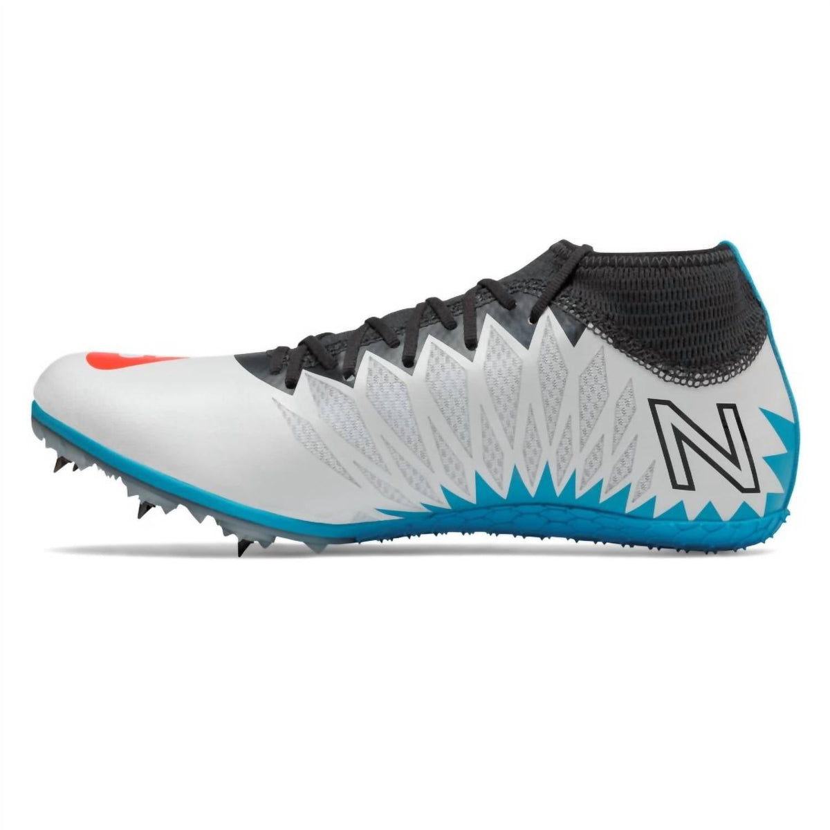 Zapatillas con clavos de hombre color blanco y azul