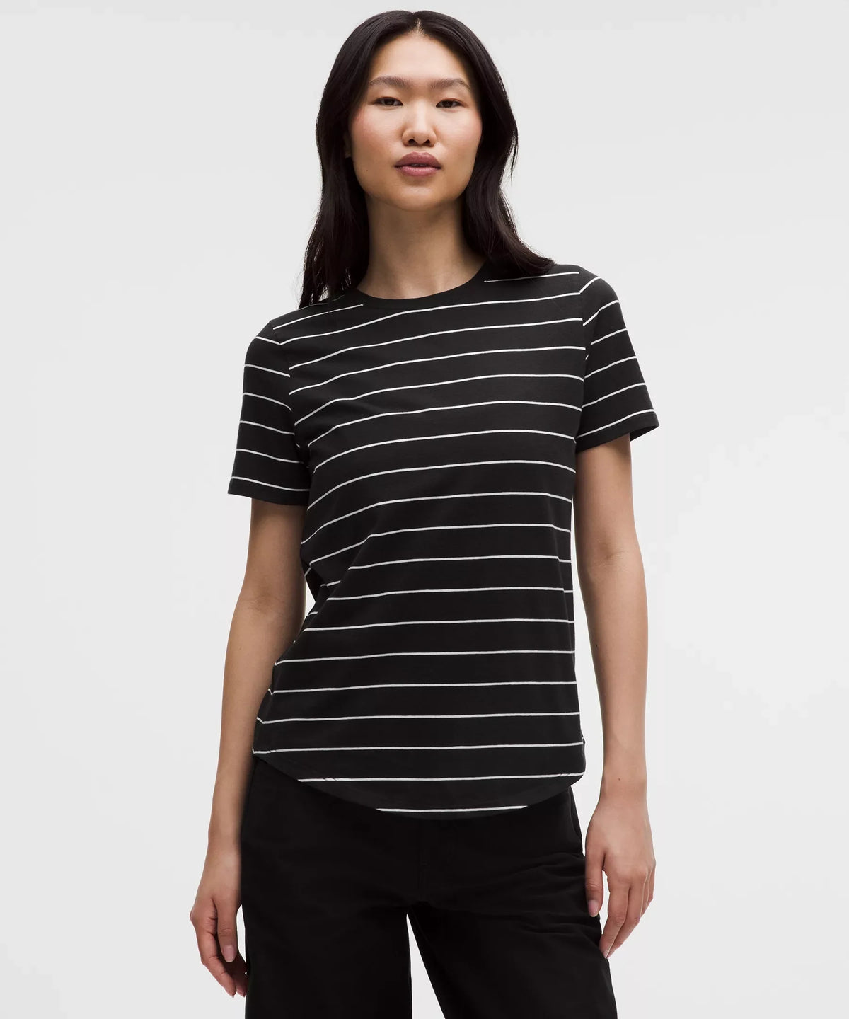 Camiseta con cuello redondo