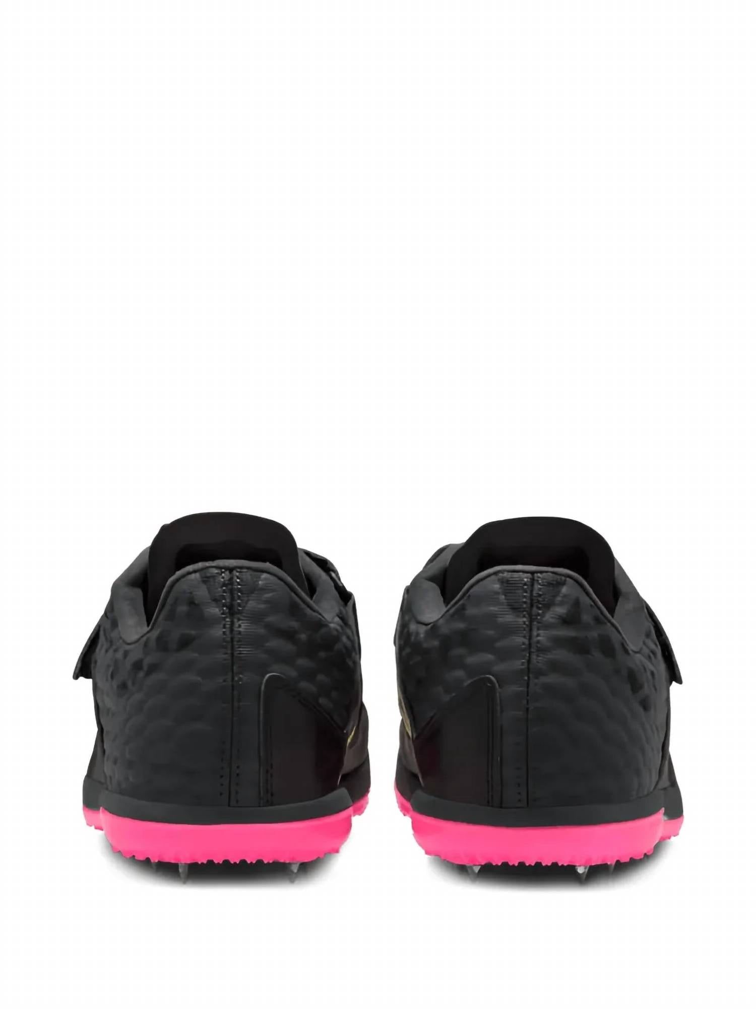 Tenis para correr unisex color negro y rosado