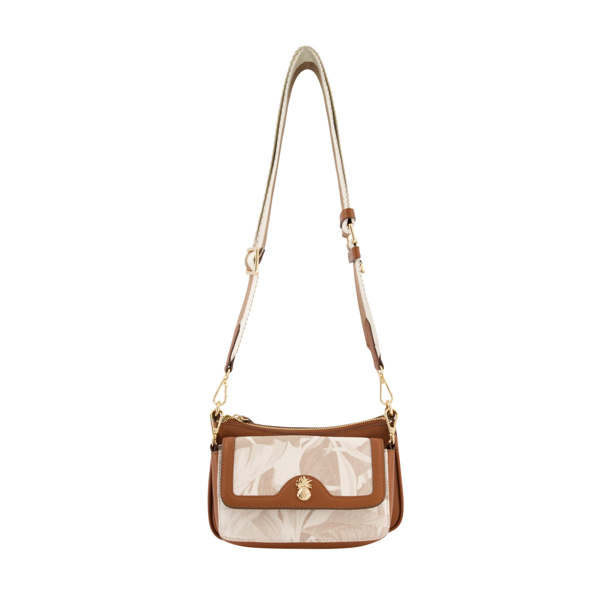 Bolso cruzado de cuero