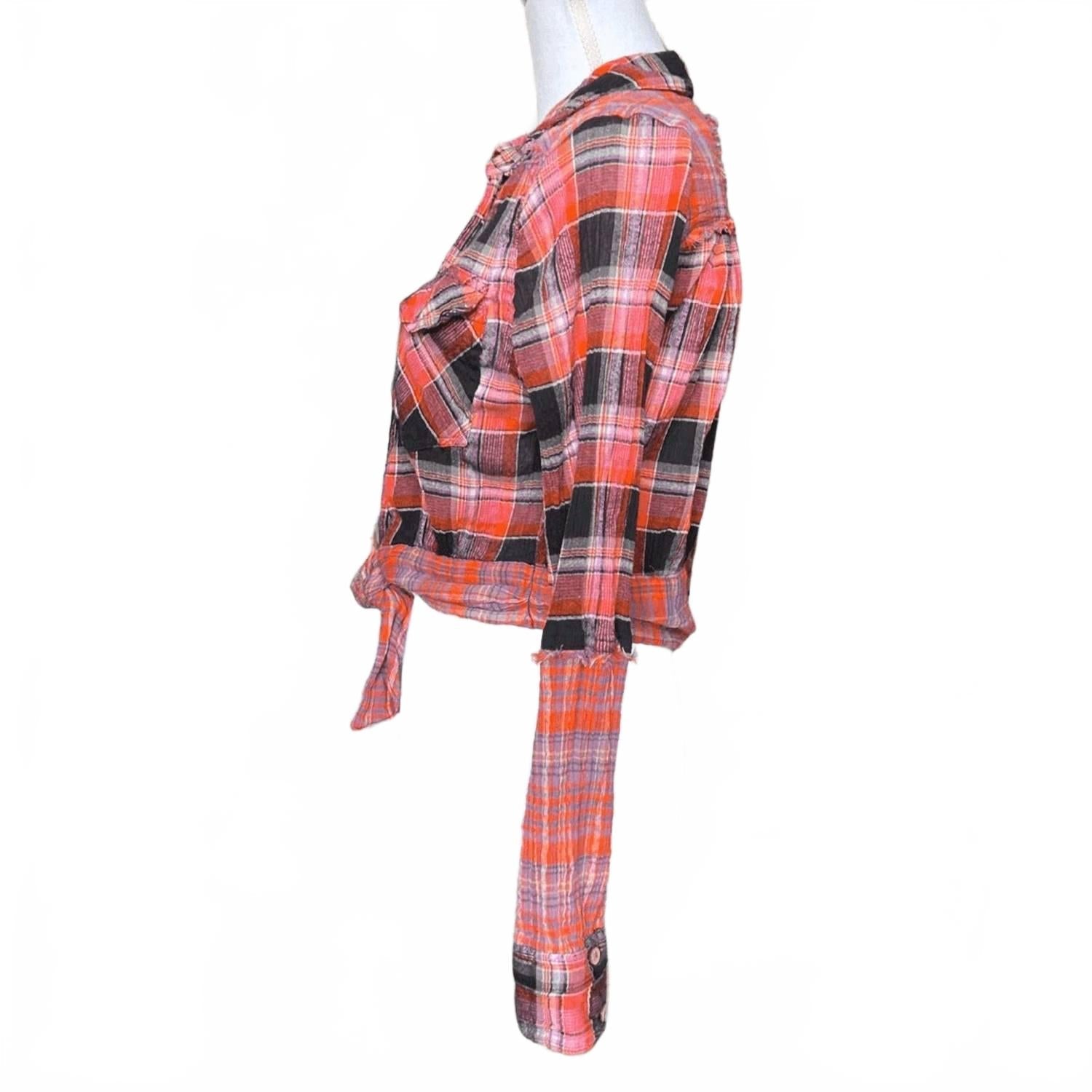Camisa a cuadros color rojo