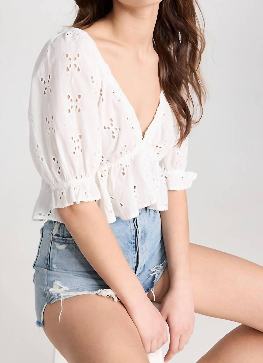 Top color blanco