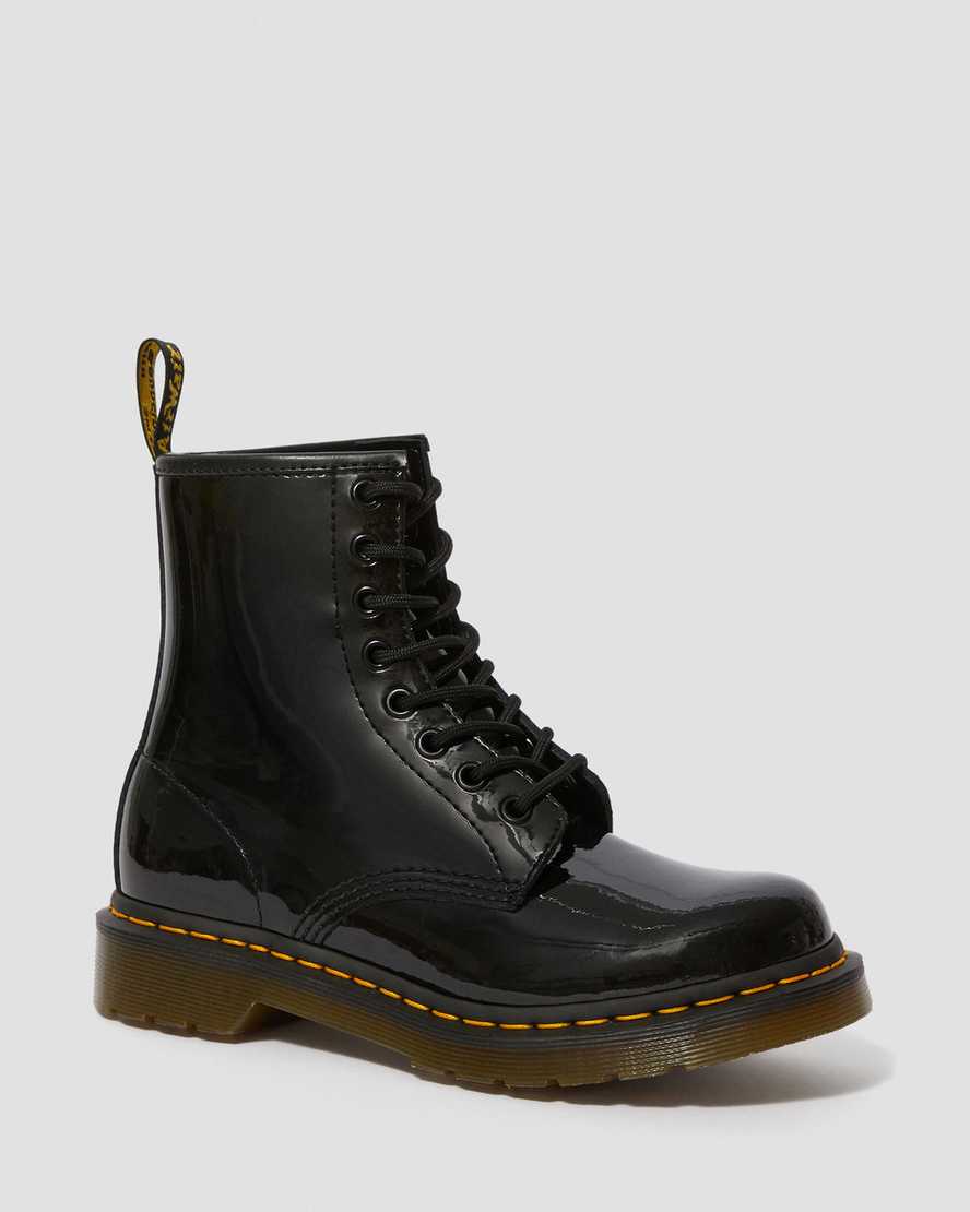 Botas de mujer de cuero con cordones