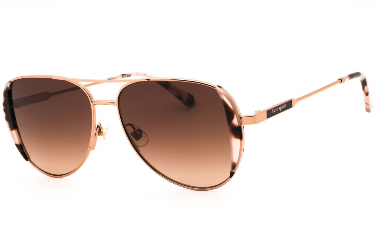 Gafas color oro rosa y azul marino y café