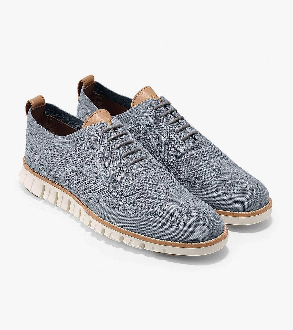 Zapatos de cordones de hombre color marfil