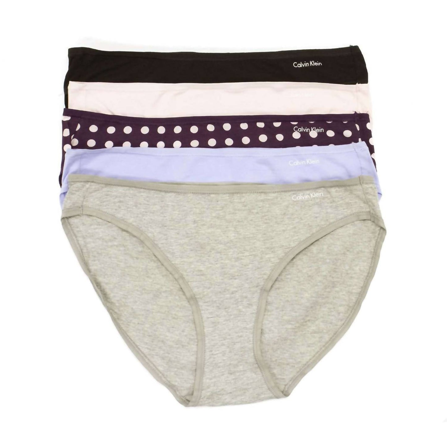 Bikini de mujer (5 unidades) de algodón color gris