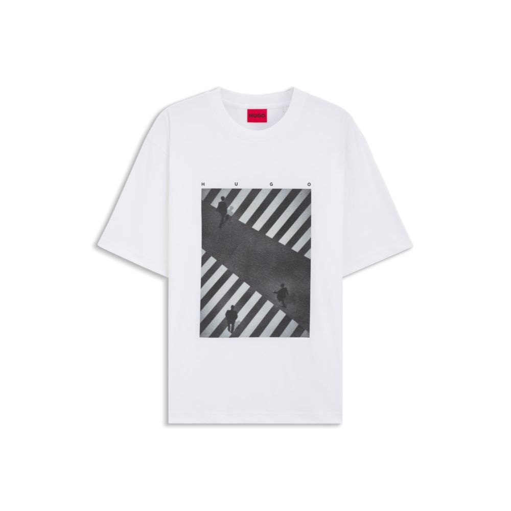 Camiseta de algodón con estampado