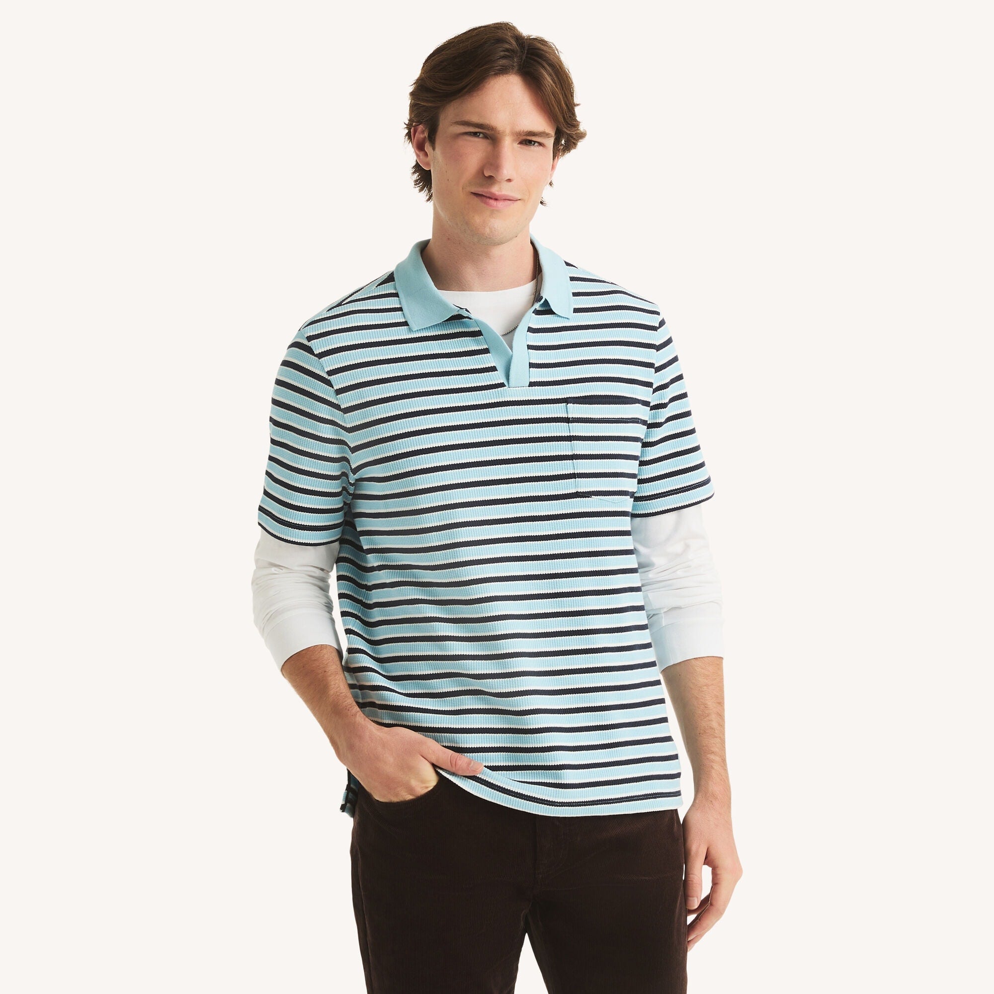 Polo de hombre a rayas