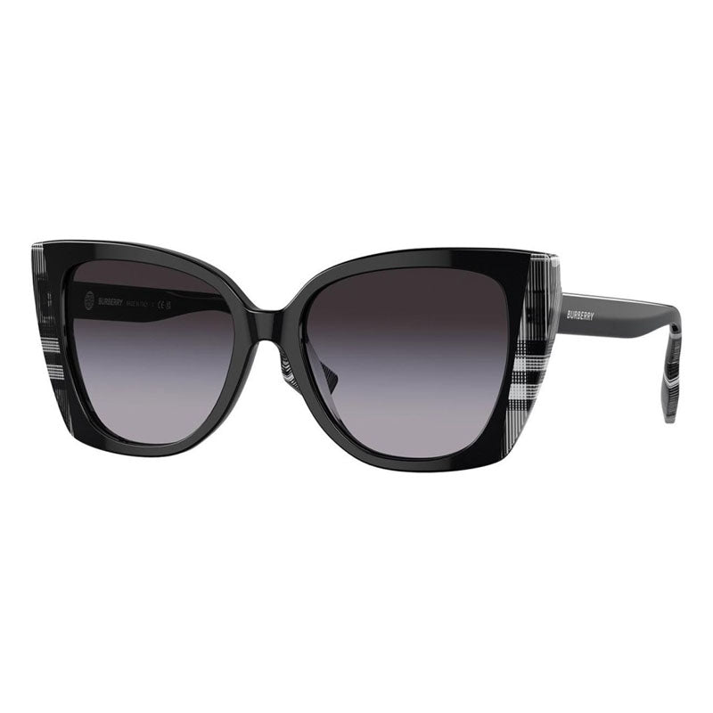 Gafas color negro y blanco y gris