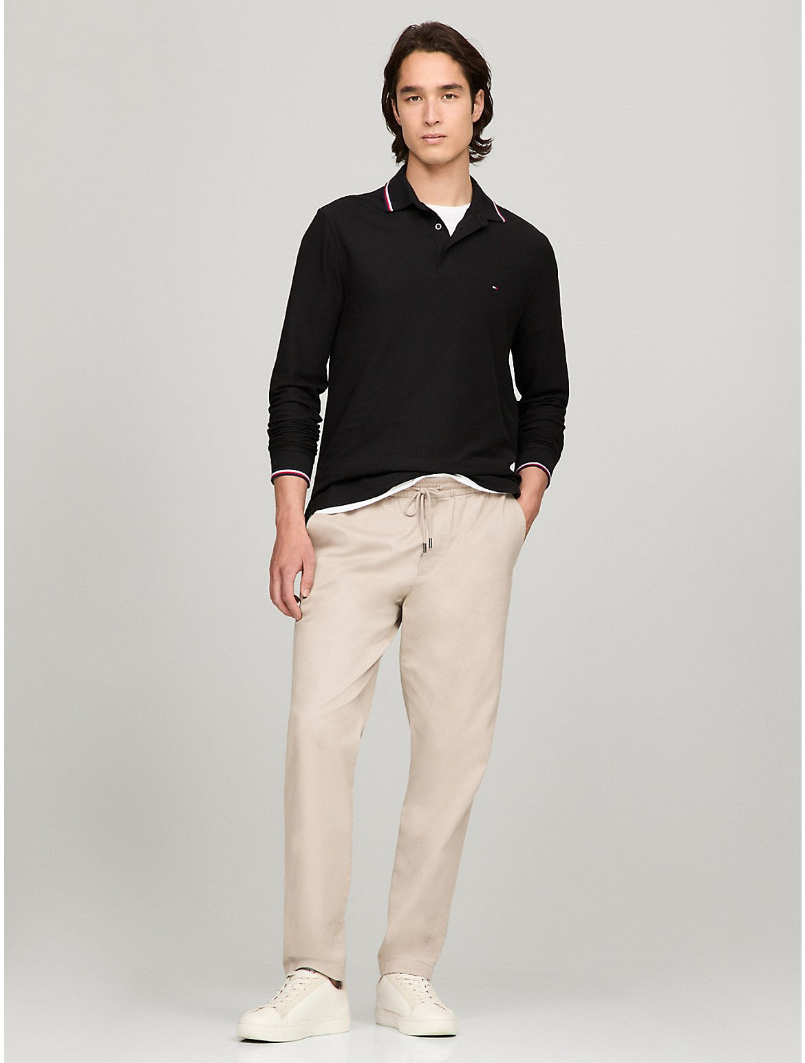 Polo de hombre de manga larga