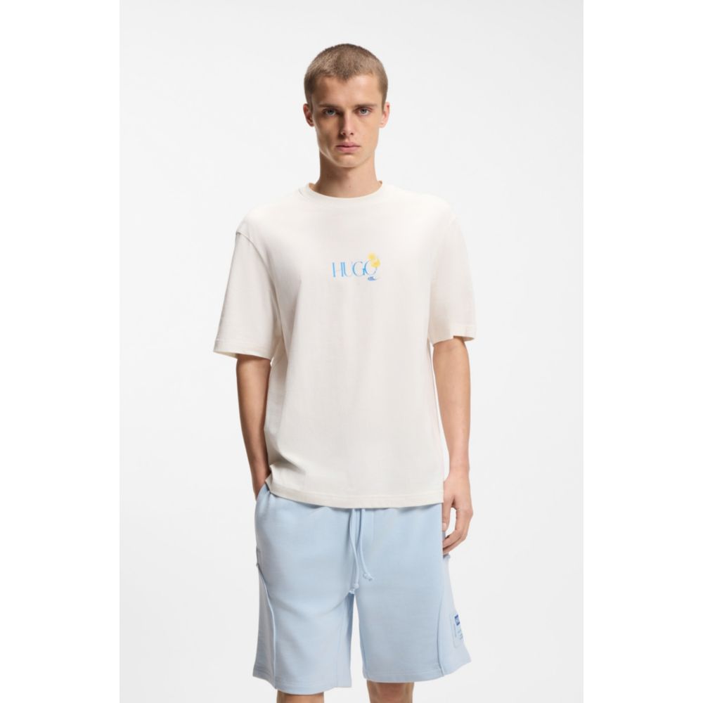 Camiseta de algodón con estampado