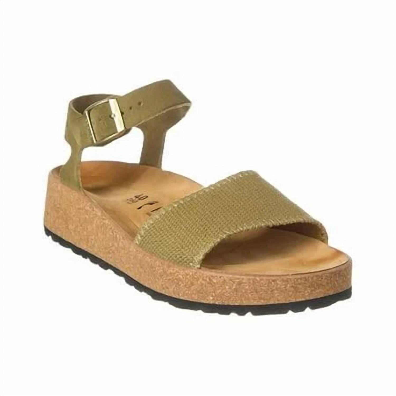 Sandalias de mujer color caqui