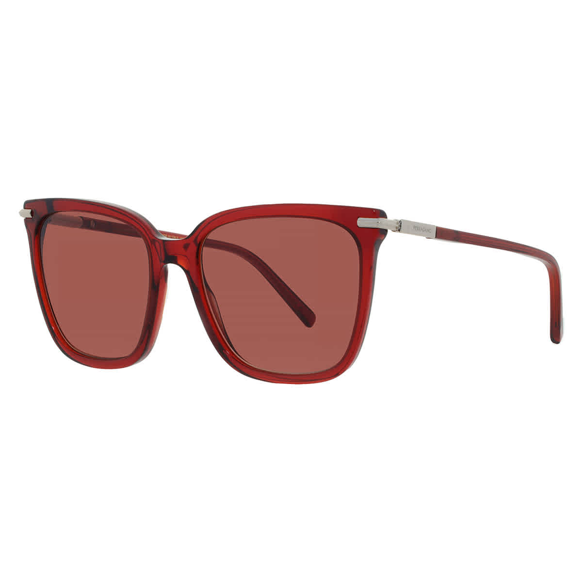 Gafas de sol de mujer de montura cuadrada color rojo