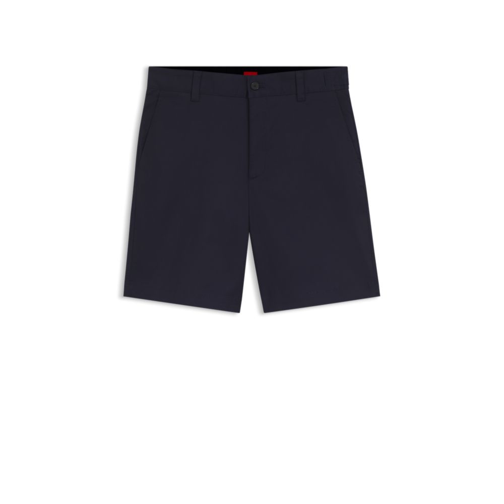 Short de algodón de corte ajustado