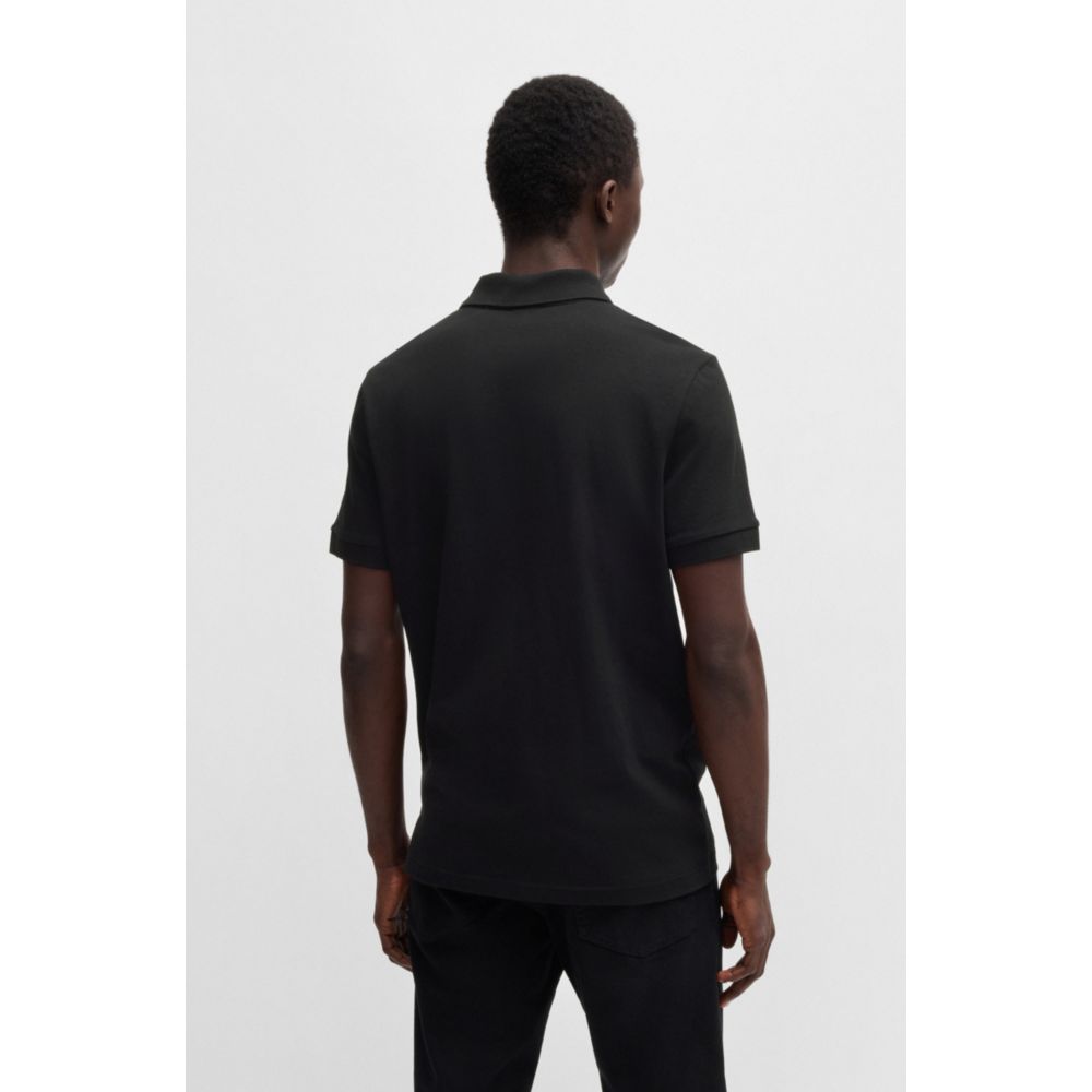 Polo de algodón de corte ajustado