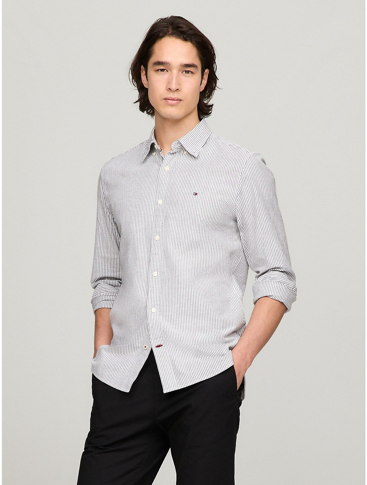 Camisa de hombre a rayas