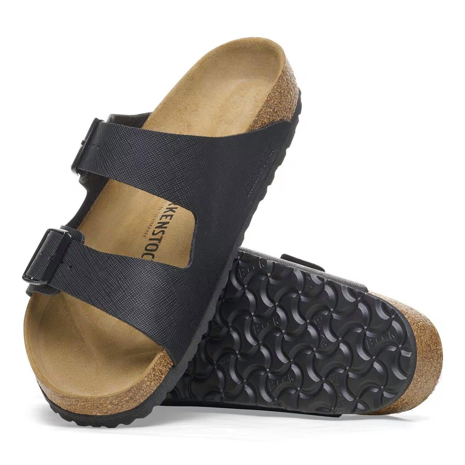 Sandalias unisex color negro