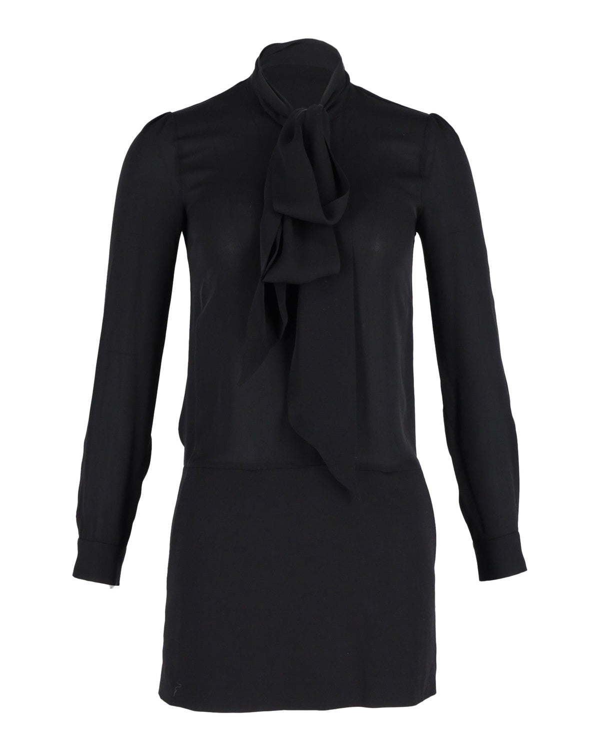 Vestido corto color negro