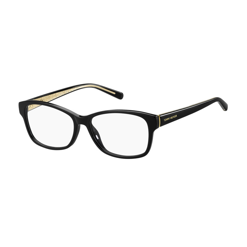 Gafas 53 mm color negro y dorado