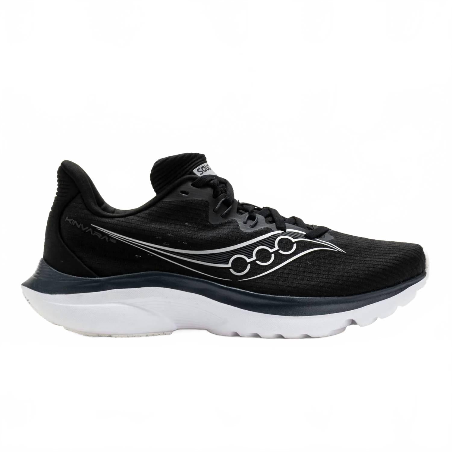 Tenis para correr de hombre color negro y blanco