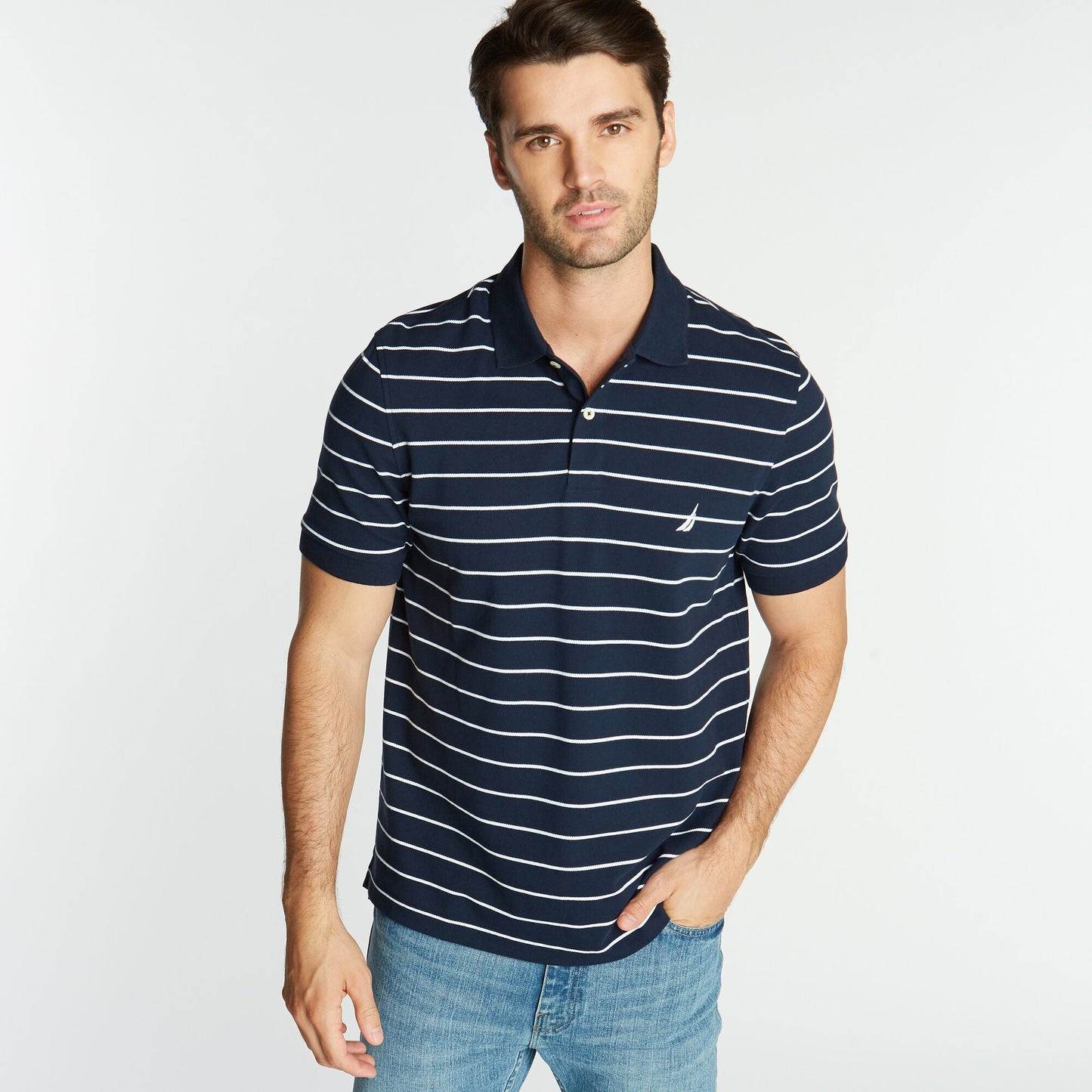 Polo de hombre a rayas