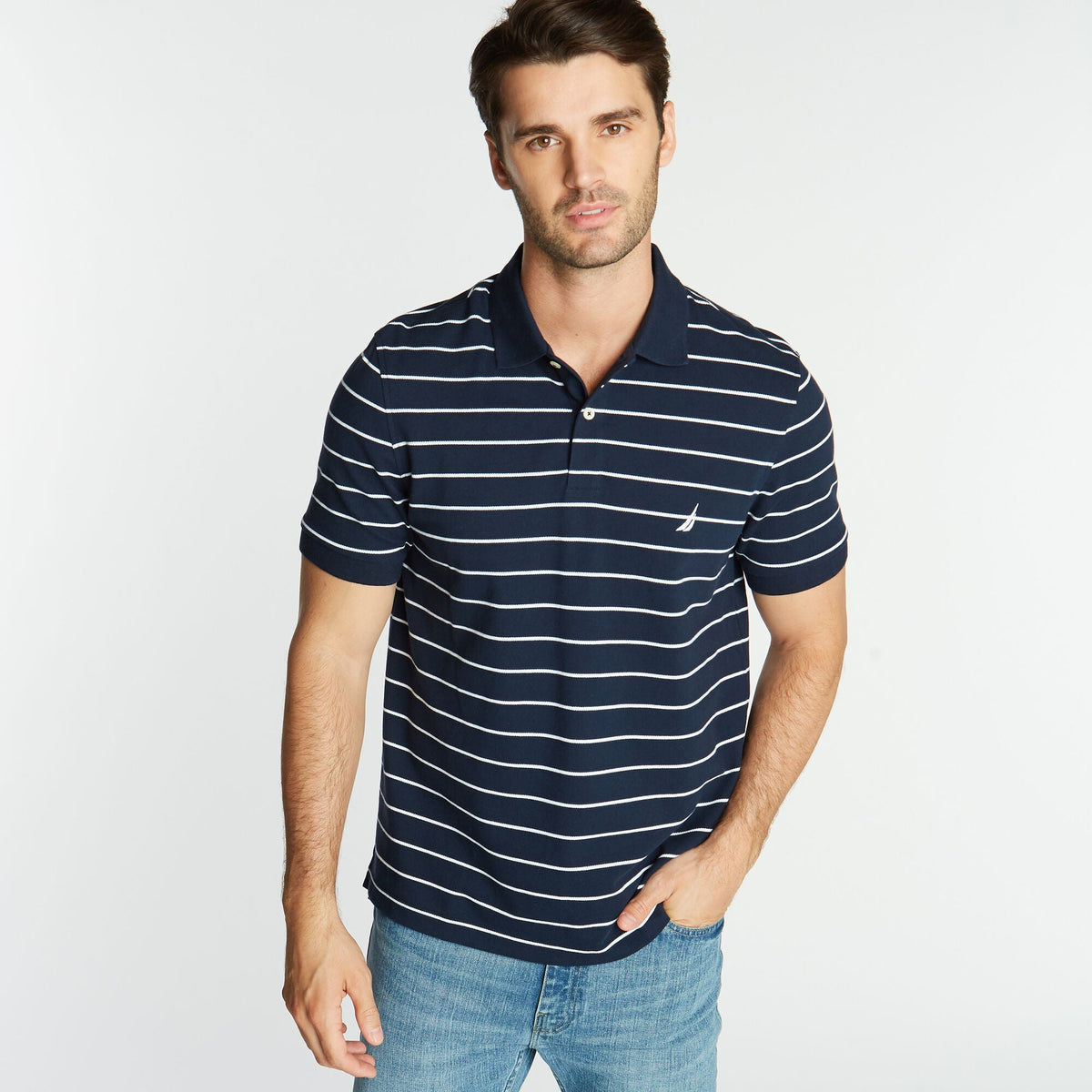 Polo de hombre a rayas
