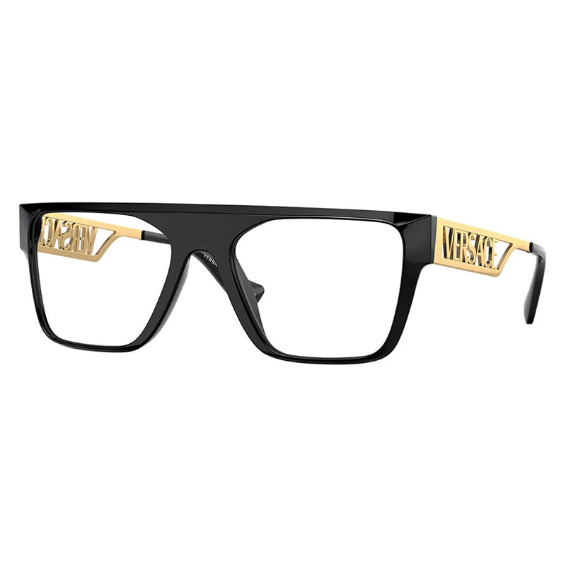 Gafas 55 mm color negro y dorado