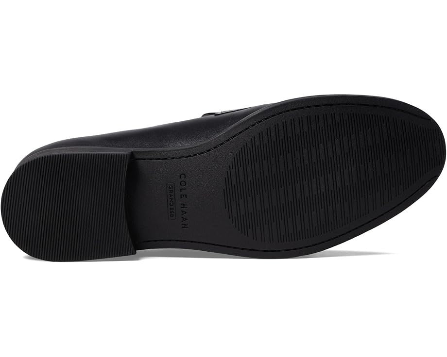 Mocasines de mujer de cuero color negro