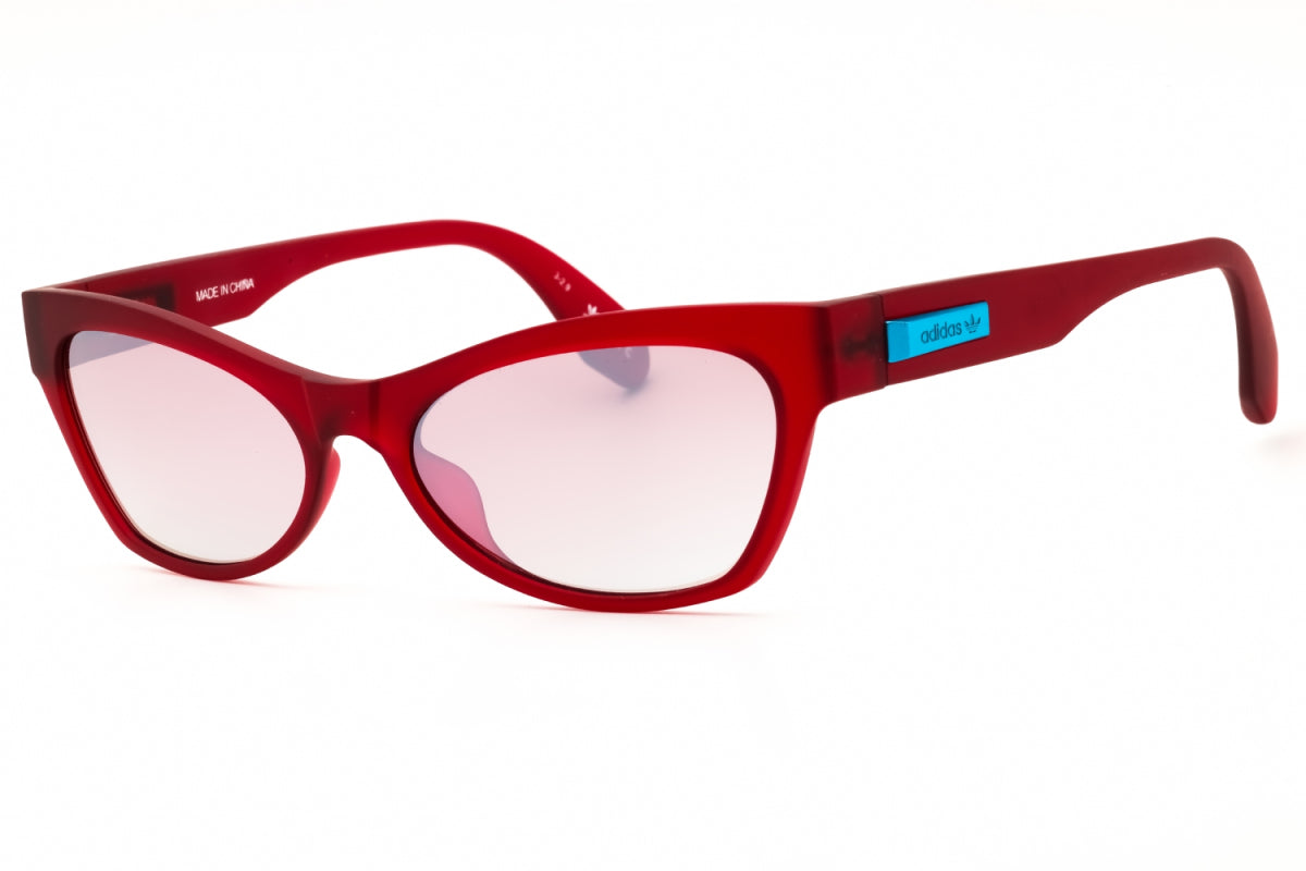 Gafas color café y rojo