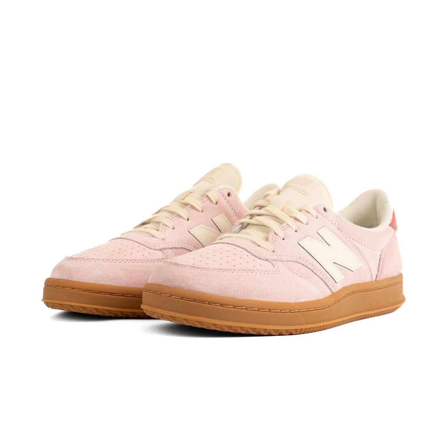 Tenis de hombre color rosado y rojo